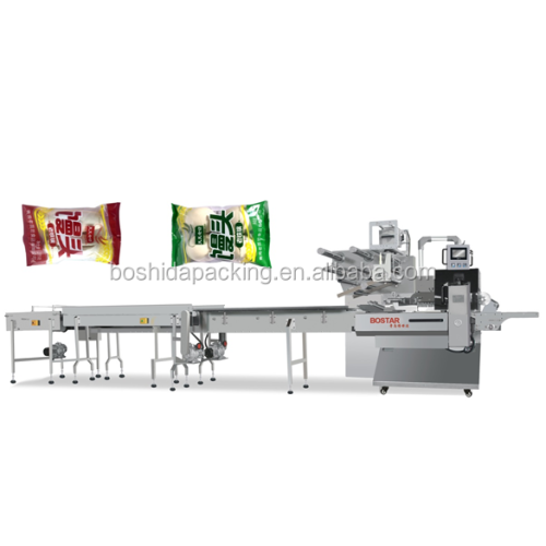 Automatic dumpling horizontal pillow bag packing machine